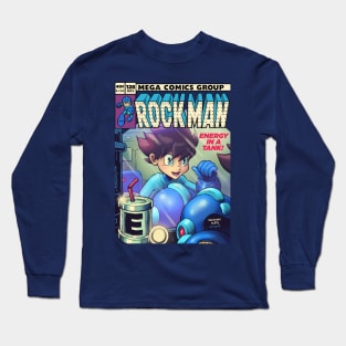 Rock Man Comics Long Sleeve T-Shirt